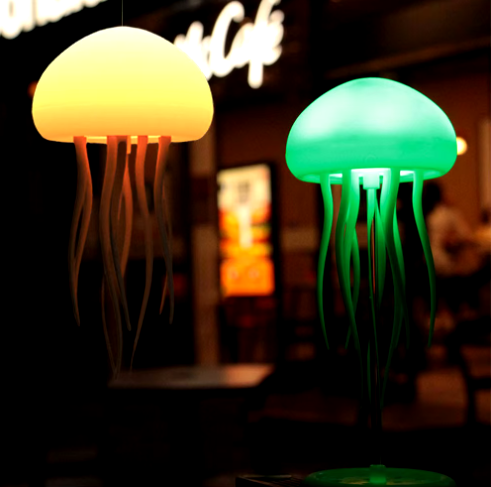 Jellyfish Night Light with Voice Control