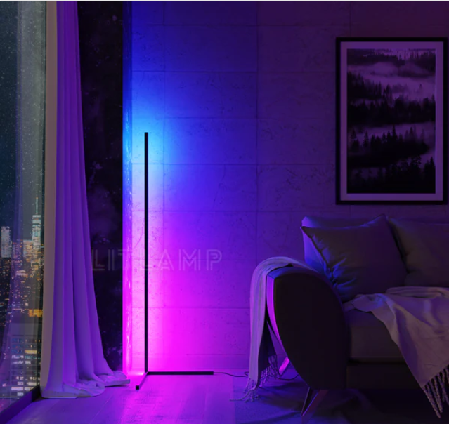 Smart RGB LED Floor Lamp — A Modern Accent for Your Interior